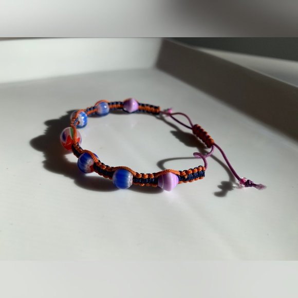 Swarovski Beaded Crochet Handmade Bracelet - Picture 4 of 5